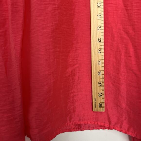 Cut Loose SZ XS Neon Pink Faux Wrap Dress Tie Tencel Rayon Lightweight Lagenlook - Picture 8 of 8